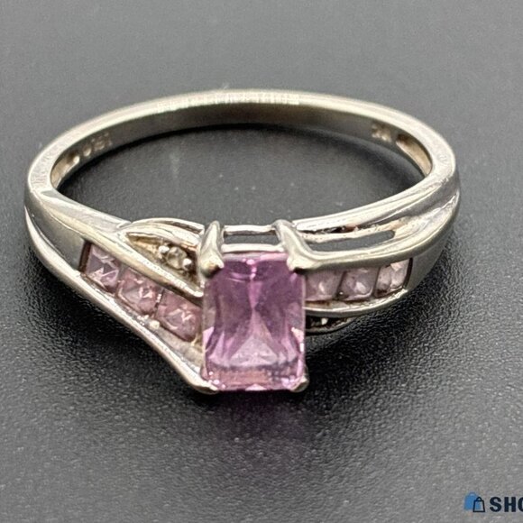 10K White Gold Semi-Precious Ring - Size 7==1.95 GRAMS== - Picture 12 of 12